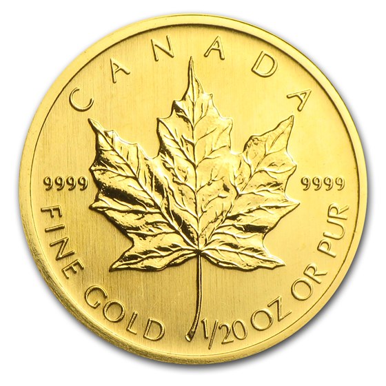 2005 Canada 1/20 oz Gold Maple Leaf BU 2005 Canada 1/20 oz Gold Maple Leaf BU